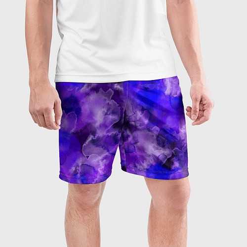 Мужские спортивные шорты Космический хаос / 3D-принт – фото 3