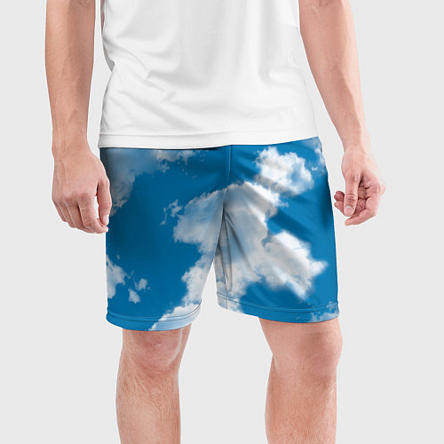 Мужские спортивные шорты Небо в облаках / 3D-принт – фото 3