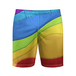 Мужские спортивные шорты Семь цветов радуги