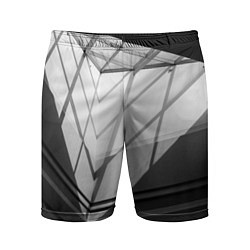 Мужские спортивные шорты Абстрактные тени и геометрические фигуры
