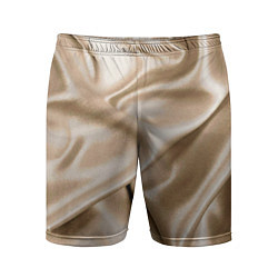 Мужские спортивные шорты Струящаяся золотистая ткань