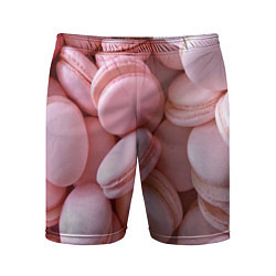 Шорты спортивные мужские Красные и розовые кексы, цвет: 3D-принт