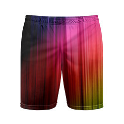 Шорты спортивные мужские Цветной спектр, цвет: 3D-принт