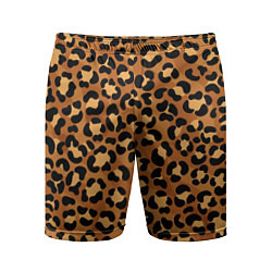 Мужские спортивные шорты Леопардовый цвет