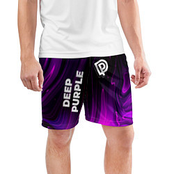 Шорты спортивные мужские Deep Purple violet plasma, цвет: 3D-принт — фото 2