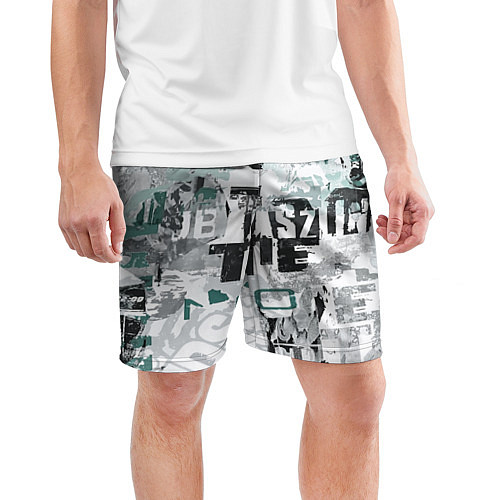 Мужские спортивные шорты Ice Tea Style / 3D-принт – фото 3