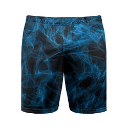 Мужские спортивные шорты Синий дым текстура