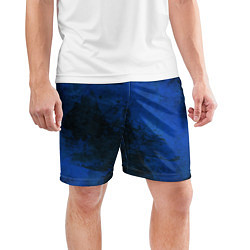 Шорты спортивные мужские Синий дым, цвет: 3D-принт — фото 2