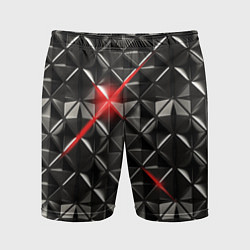 Шорты спортивные мужские Металлические плитки, цвет: 3D-принт