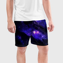 Шорты спортивные мужские Космические глубины, цвет: 3D-принт — фото 2
