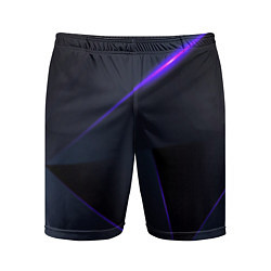 Мужские спортивные шорты Geometry stripes neon stiil