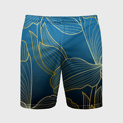 Шорты спортивные мужские Vanguard floral pattern, цвет: 3D-принт
