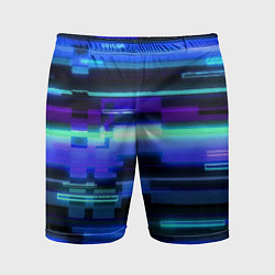 Шорты спортивные мужские Модные помехи, цвет: 3D-принт