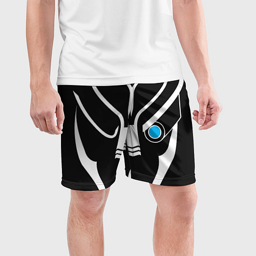 Мужские спортивные шорты Mass Effect Garrus Art / 3D-принт – фото 3