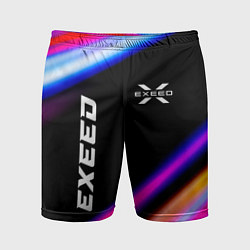 Шорты спортивные мужские Exeed speed lights, цвет: 3D-принт