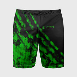Шорты спортивные мужские Toyota sign, цвет: 3D-принт