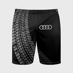 Мужские спортивные шорты Audi tire tracks