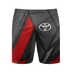Шорты спортивные мужские Toyota sports racing, цвет: 3D-принт