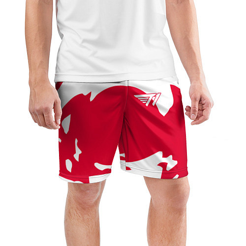 Мужские спортивные шорты T1 форма / 3D-принт – фото 3