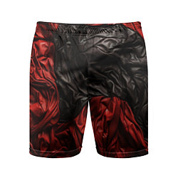 Мужские спортивные шорты Black red texture