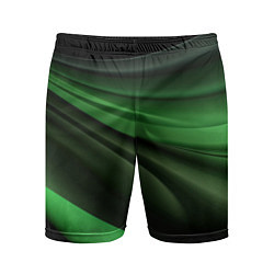 Мужские спортивные шорты Темная зеленая текстура