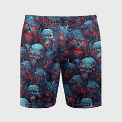 Мужские спортивные шорты Monster skulls pattern