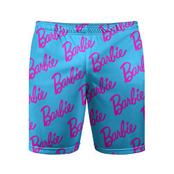 Шорты спортивные мужские Barbie pattern, цвет: 3D-принт