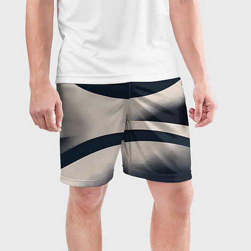 Мужские спортивные шорты Абстрактный принт - нейросеть / 3D-принт – фото 3