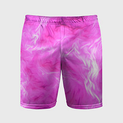 Шорты спортивные мужские Розовый нежный фон, цвет: 3D-принт