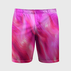 Шорты спортивные мужские Pink abstract texture, цвет: 3D-принт
