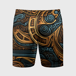 Мужские спортивные шорты Паттерн в викингском стиле