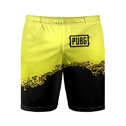 Шорты спортивные мужские PUBG online, цвет: 3D-принт