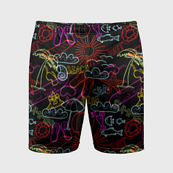 Мужские спортивные шорты Beach pattern