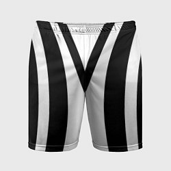Шорты спортивные мужские Симметричные дуги, цвет: 3D-принт