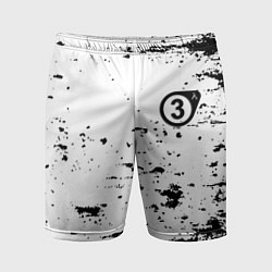 Мужские спортивные шорты Half life краски текстура