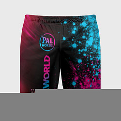 Шорты спортивные мужские Palworld - neon gradient по-вертикали, цвет: 3D-принт