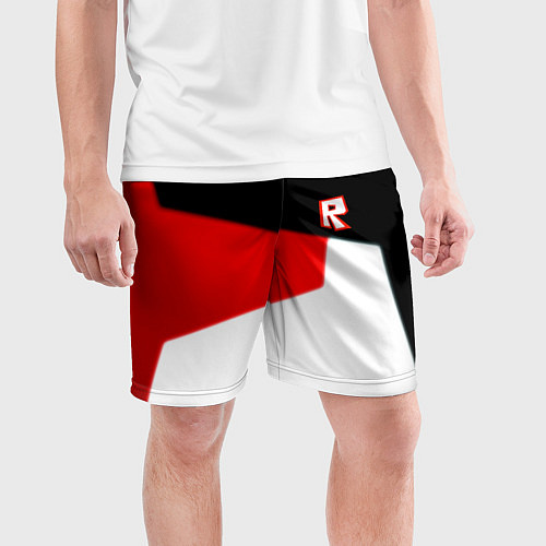 Мужские спортивные шорты Roblox текстура мобайл геометрия / 3D-принт – фото 3
