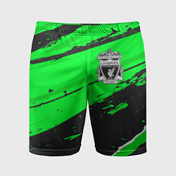 Шорты спортивные мужские Liverpool sport green, цвет: 3D-принт