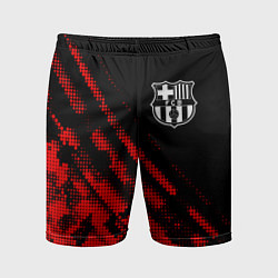 Шорты спортивные мужские Barcelona sport grunge, цвет: 3D-принт
