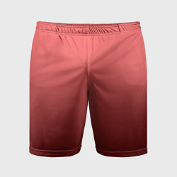 Мужские спортивные шорты Оттенок розовый антик градиент