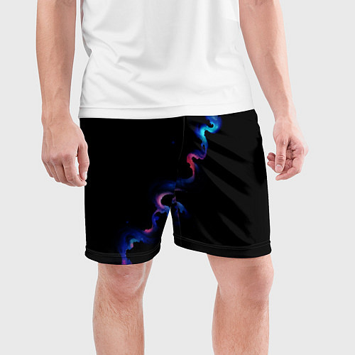 Мужские спортивные шорты Звёздный дым / 3D-принт – фото 3