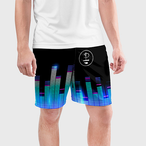 Мужские спортивные шорты Pink Floyd эквалайзер / 3D-принт – фото 3