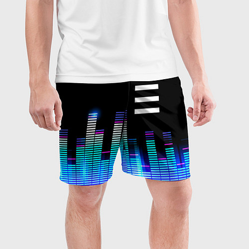 Мужские спортивные шорты OneRepublic эквалайзер / 3D-принт – фото 3
