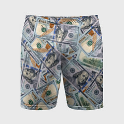 Мужские спортивные шорты Банкноты сто долларов