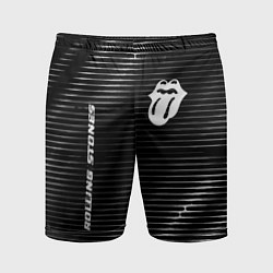 Мужские спортивные шорты Rolling Stones metal rock lines