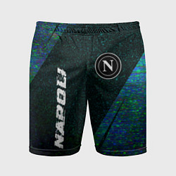 Мужские спортивные шорты Napoli glitch blue