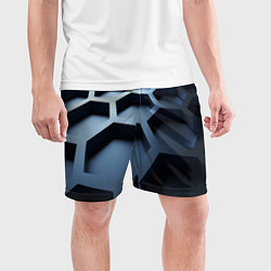 Шорты спортивные мужские Броня нанотехнологичная, цвет: 3D-принт — фото 2