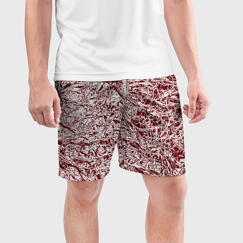 Мужские спортивные шорты Линогравюра / 3D-принт – фото 3