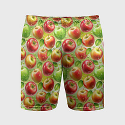 Мужские спортивные шорты Натуральные яблоки паттерн