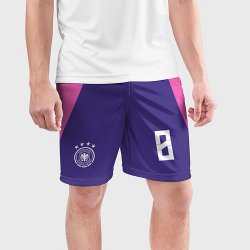 Мужские спортивные шорты Сборная Германии - футбол / 3D-принт – фото 3